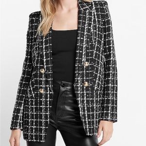 Tweed blazer jacket. Brand new with tag,